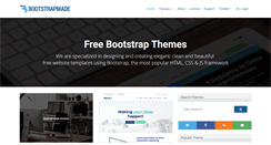 Desktop Screenshot of bootstrapmade.com